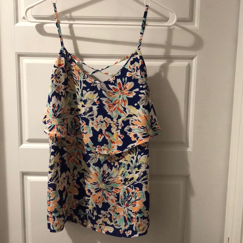 Floral tank top